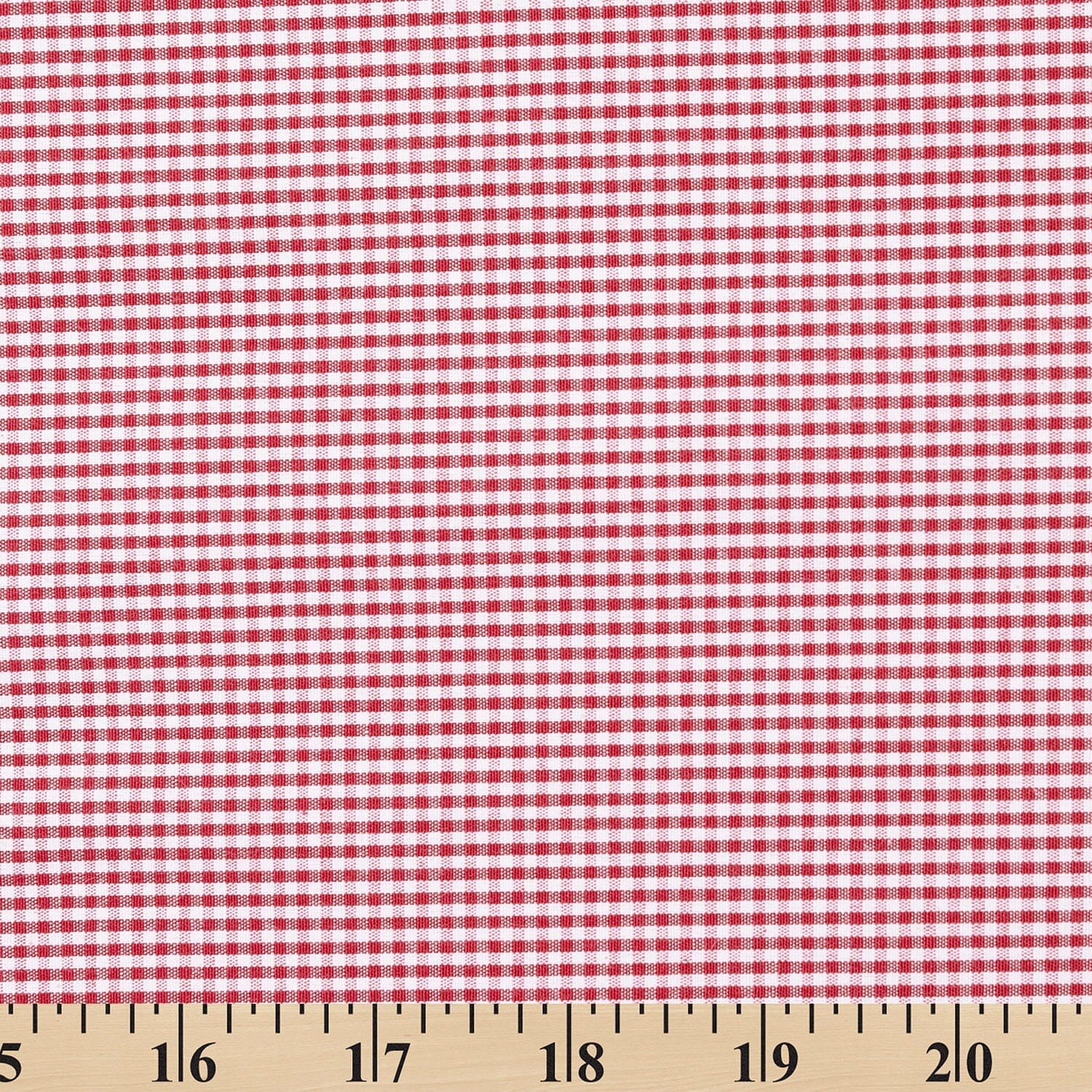 1/16 Inch Gingham Check Polyester Cotton Poplin - Image 32