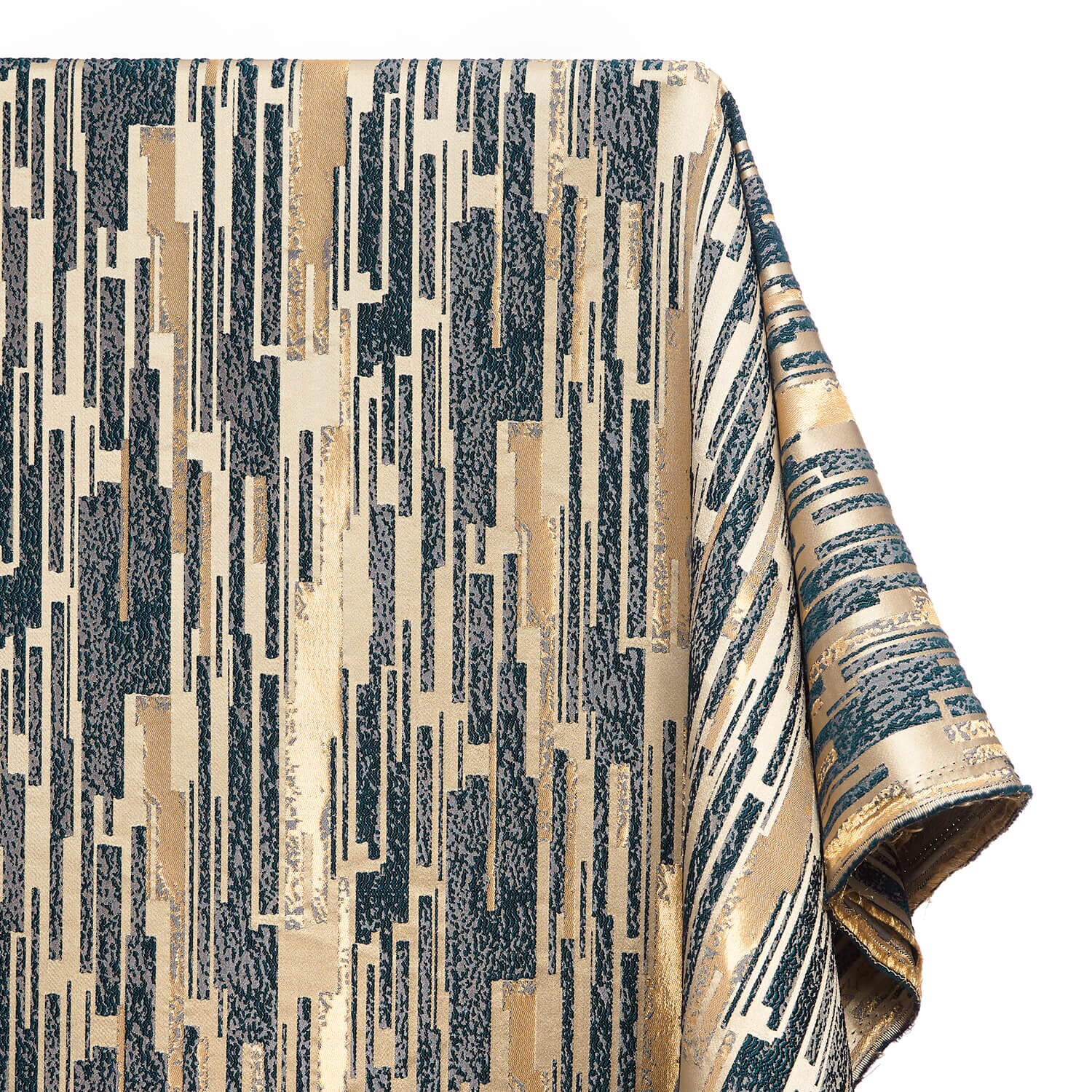 Abstract Stripes Extra Wide Brocade Upholstery Jacquard - Image 7