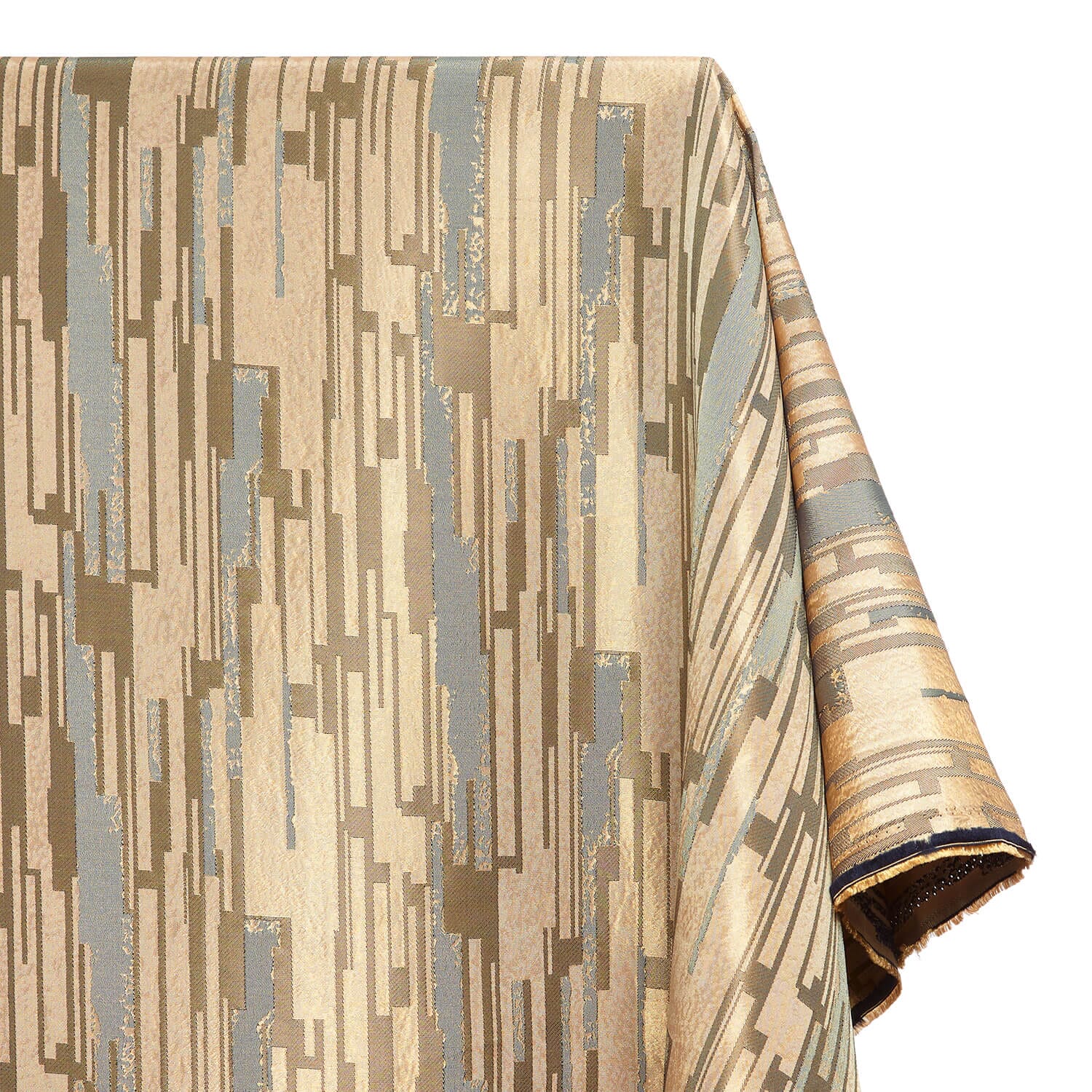 Abstract Stripes Extra Wide Brocade Upholstery Jacquard - Image 8