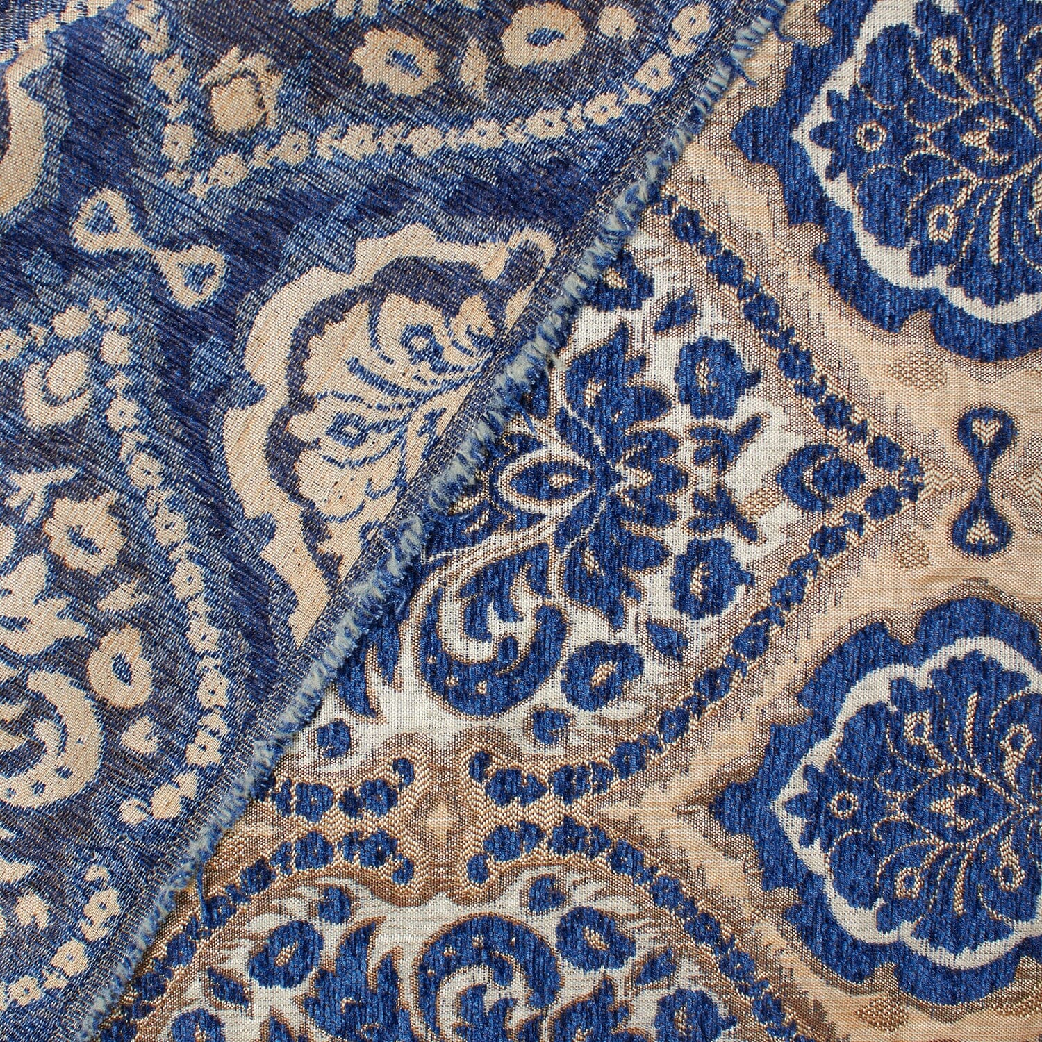 Baroque Floral Two Tone Polyester Chenille Damask Jacquard - Image 12