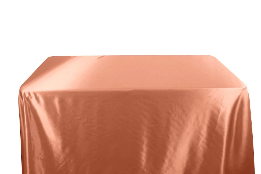 Bridal Satin Banquet Rectangular Table Covers - 6 Feet - Image 8