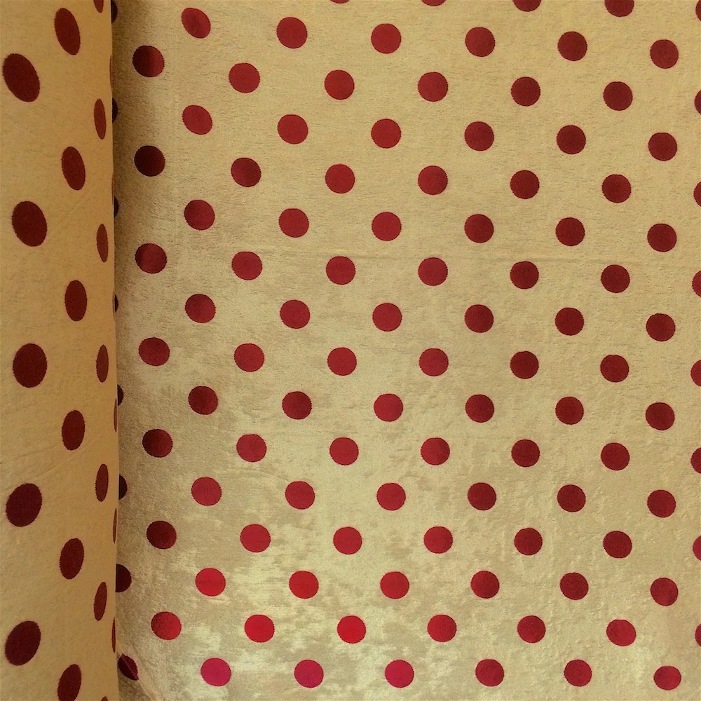 Burgundy Brushed Jacquard (2006-5)