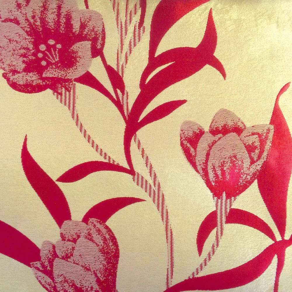 Burgundy Brushed Jacquard (908-5)