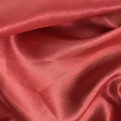 Charmeuse Satin Rod Pocket Curtains - Coral - Image 3