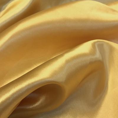 Charmeuse Satin Rod Pocket Curtains - Dark Gold - Image 3