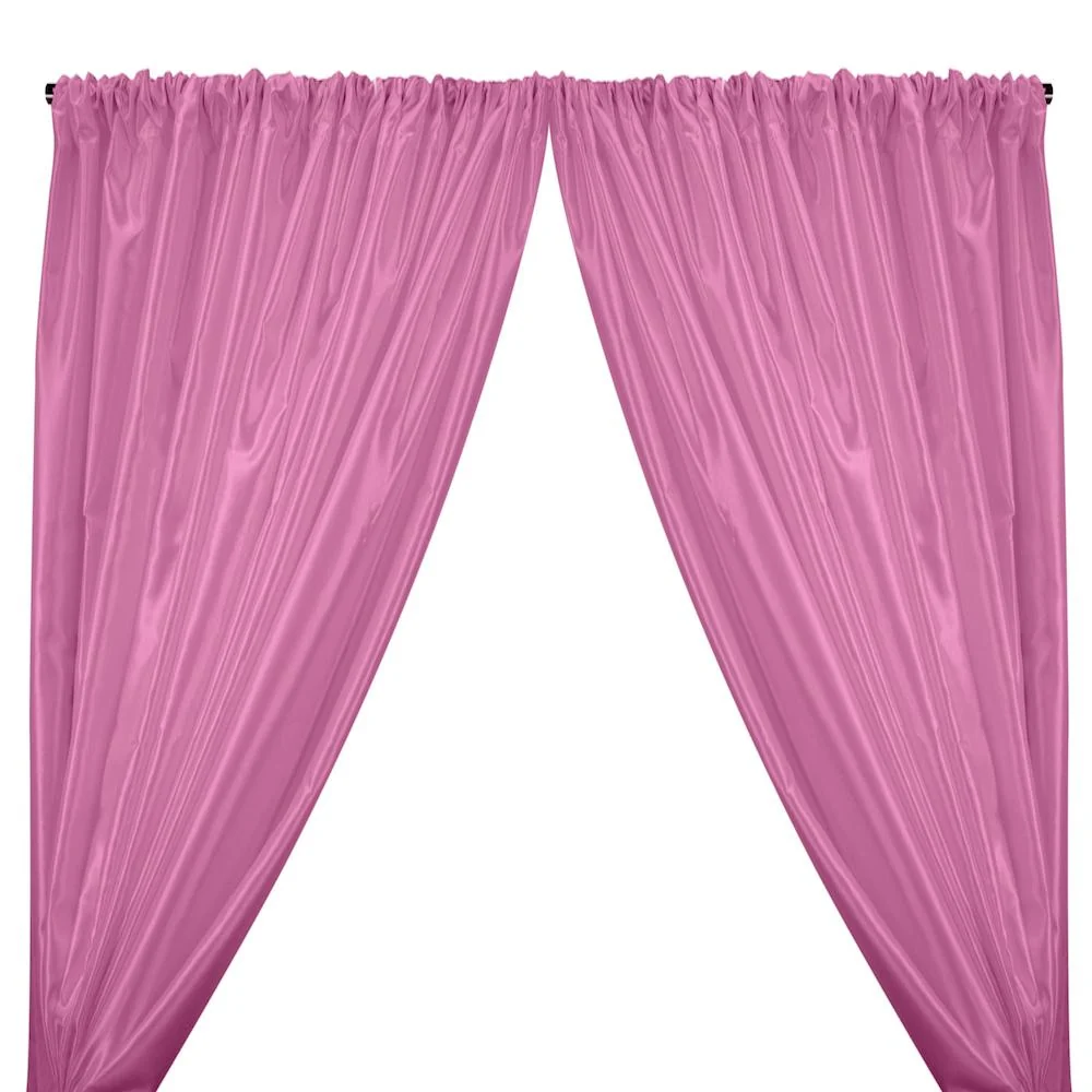 Charmeuse Satin Rod Pocket Curtains - Lavender