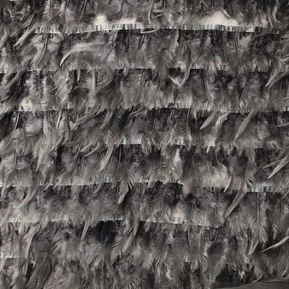 Chicken Feather Trim On Poly Mesh - Image 22