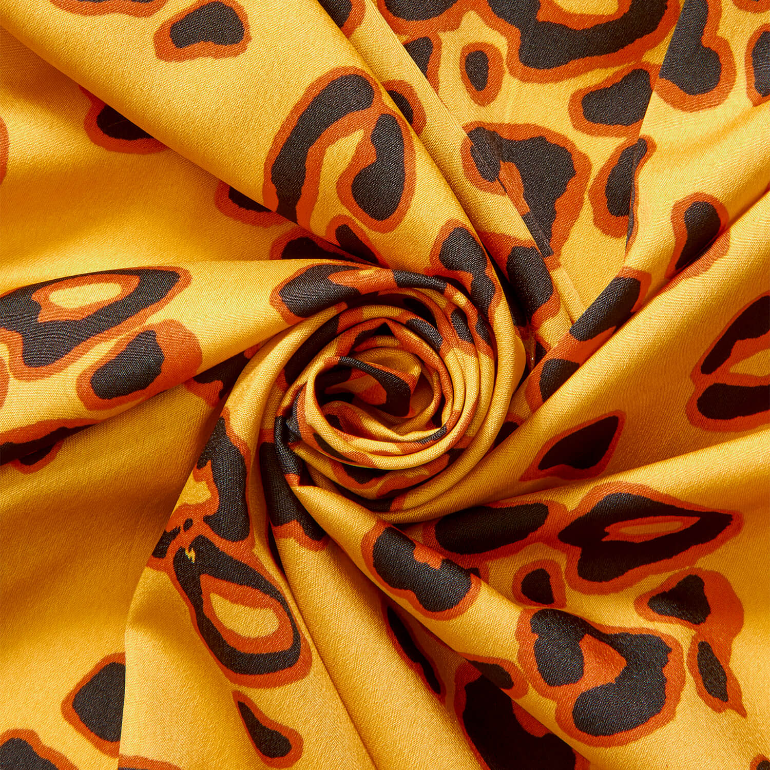 Clouded Leopard Crepe De Chine Print - Image 5