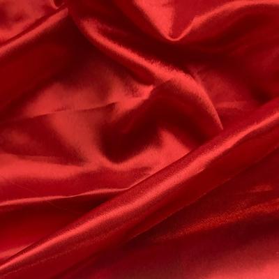 Crepe Back Satin Rod Pocket Curtains - Red - Image 3