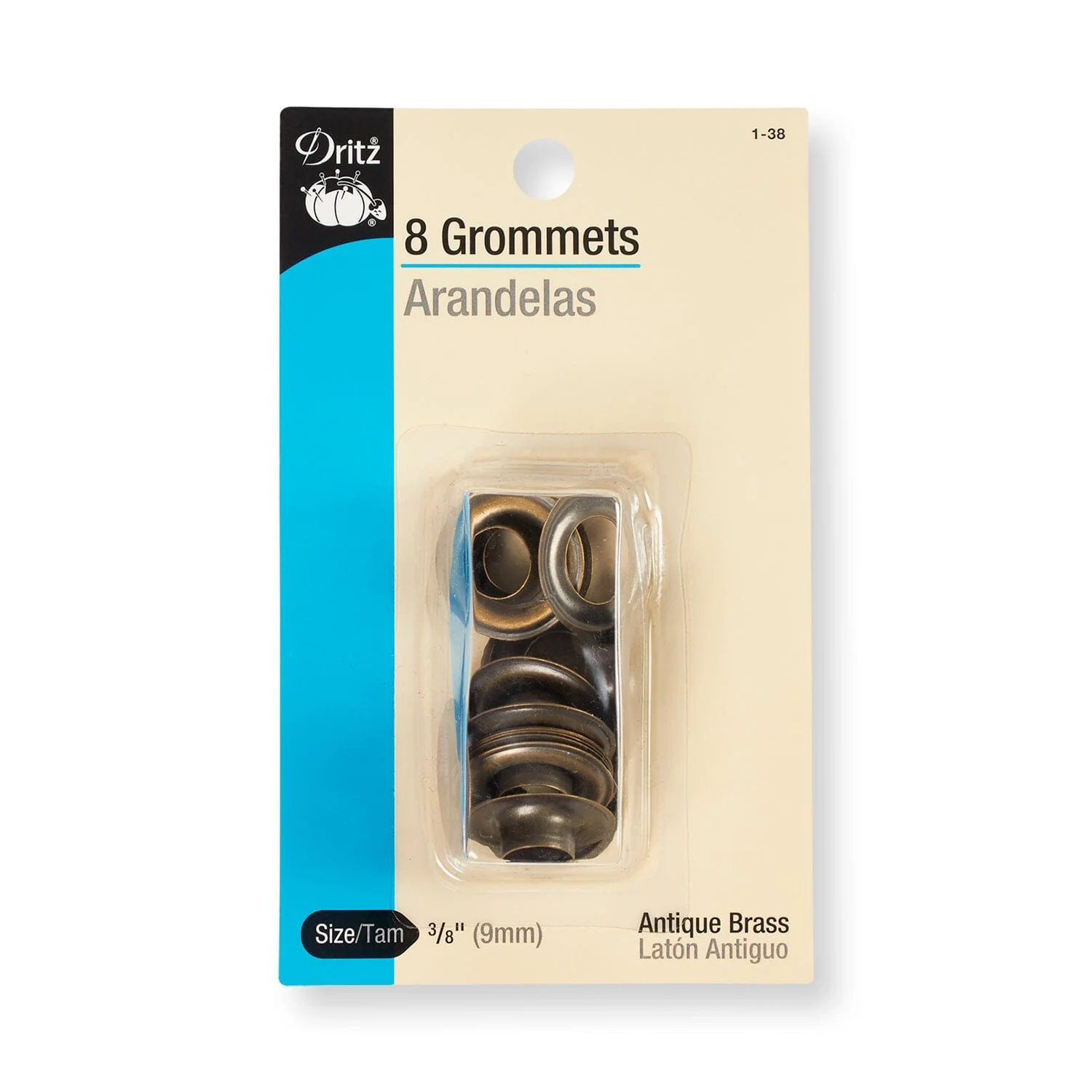 Dritz® 3/8 Inch Rustproof Brass Grommets (8 Pack) - Image 4