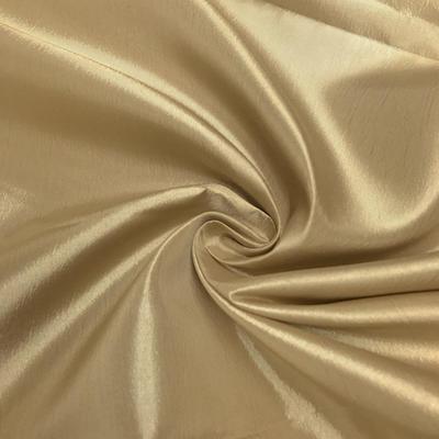 Extra Wide Nylon Taffeta Rod Pocket Curtains - Champagne - Image 3