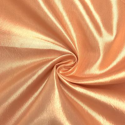 Extra Wide Nylon Taffeta Rod Pocket Curtains - Peach - Image 3