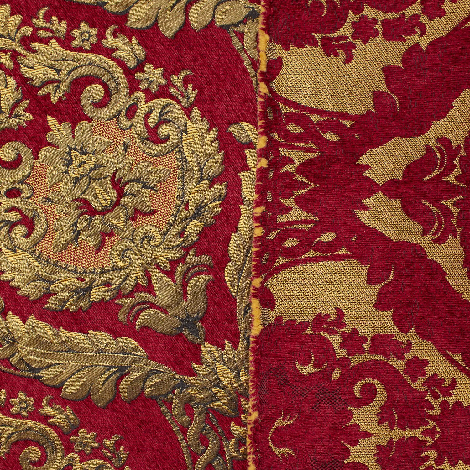 Floral Bloom Two Tone Polyester Rayon Chenille Damask Jacquard - Image 12