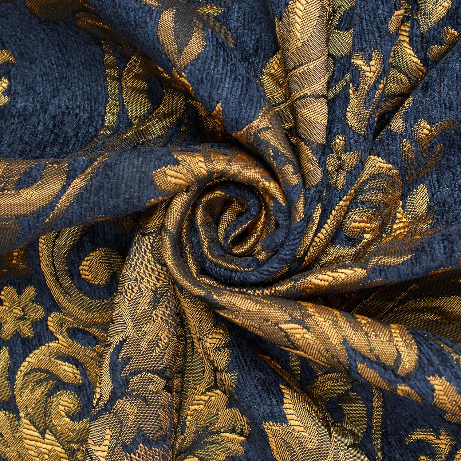 Floral Bloom Two Tone Polyester Rayon Chenille Damask Jacquard - Image 19