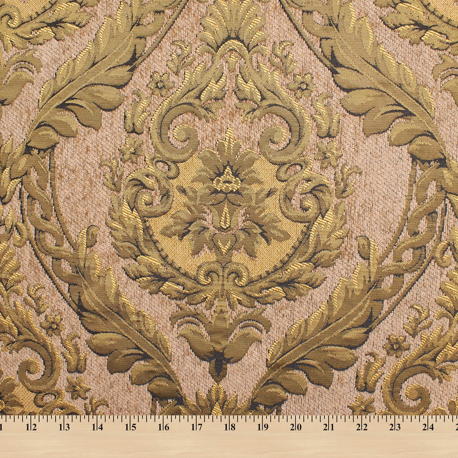 Floral Bloom Two Tone Polyester Rayon Chenille Damask Jacquard - Image 5