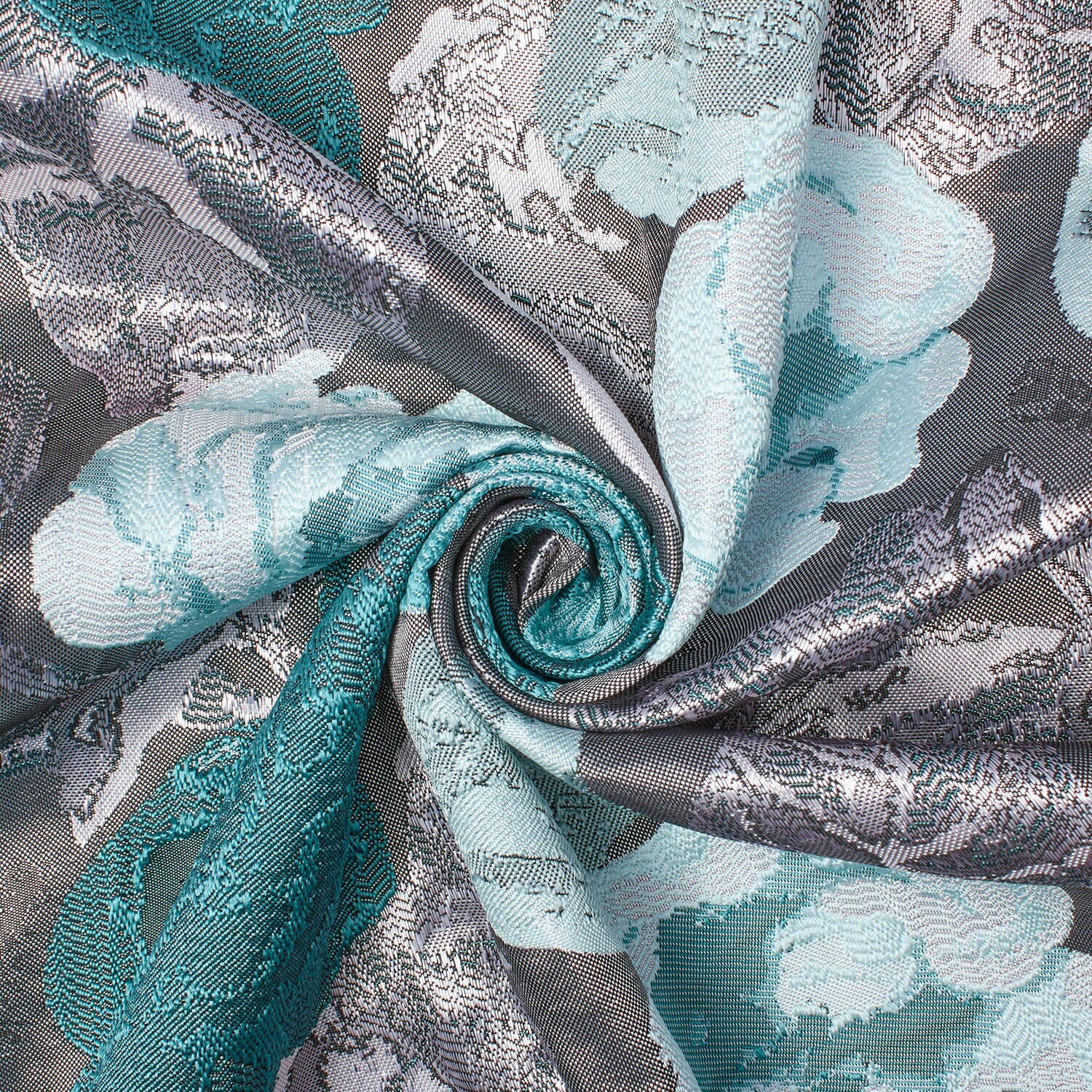 Garden Bloom Floral Extra Wide Metallic Upholstery Jacquard - Image 11