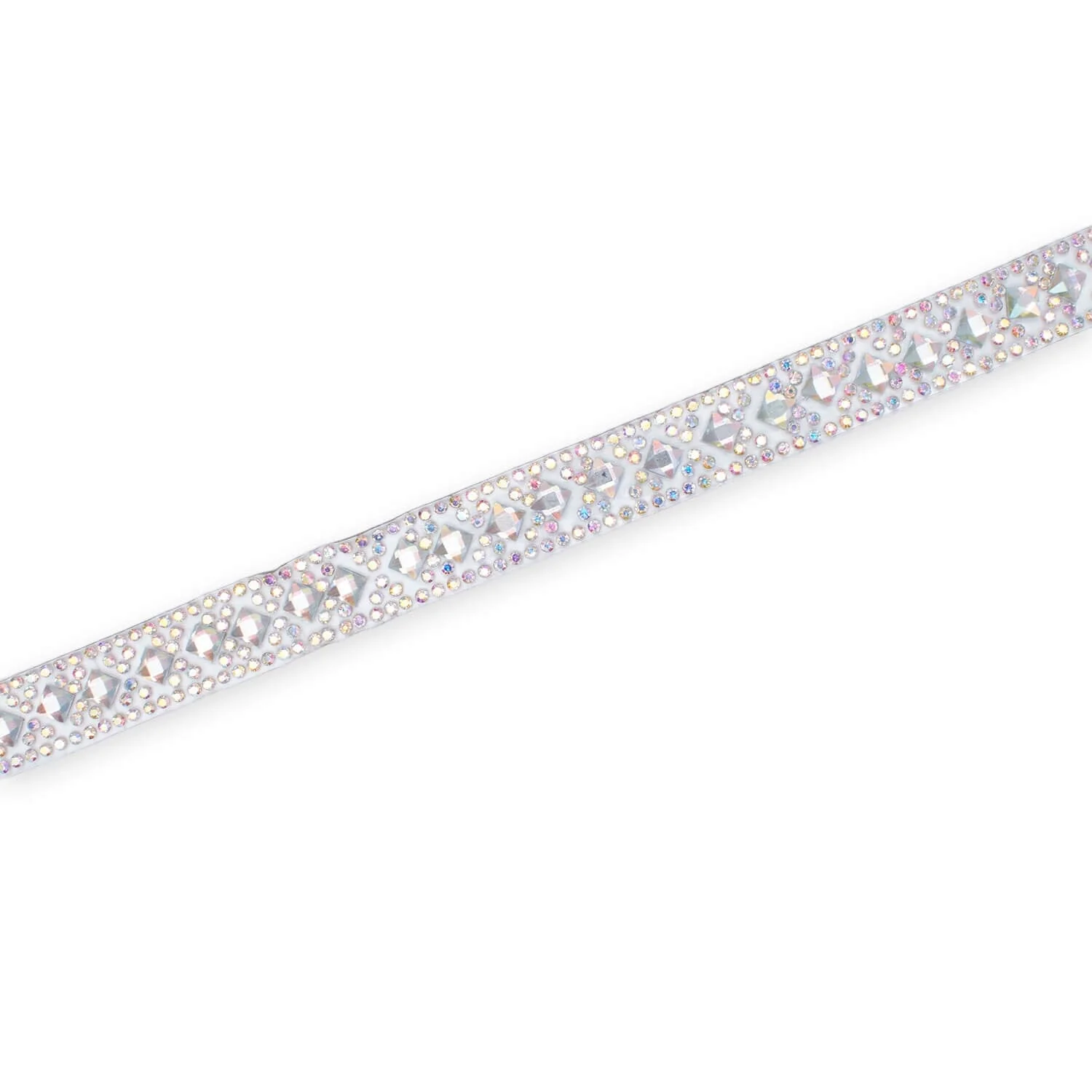 Geometric Rhombus Diamond Resin Rhinestone Iron On Trim - Image 2