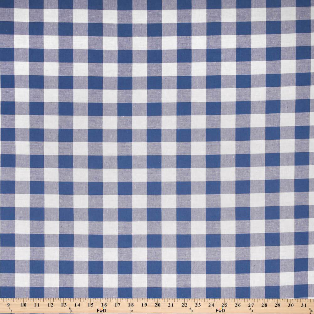 Gingham 1 Inch Check Yarn Dyed Broadcloth - Image 25