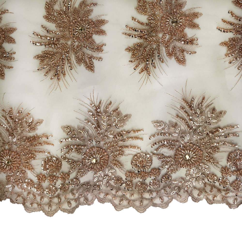 Gloriosa Bridal Lace Beaded Fabric - Image 18