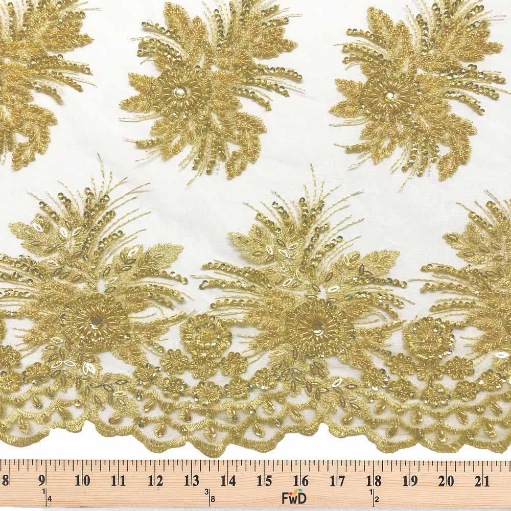 Gloriosa Bridal Lace Beaded Fabric - Image 40