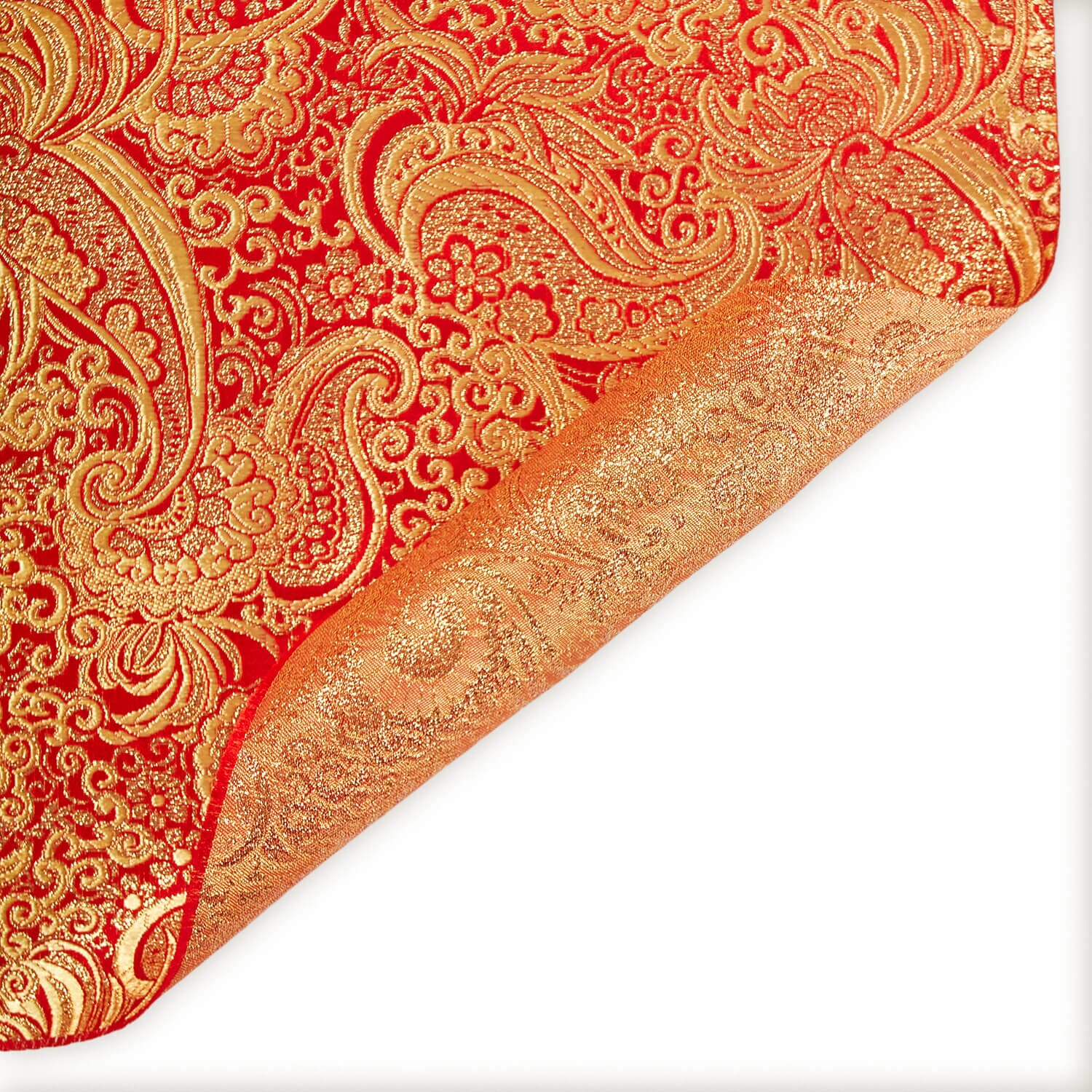 Gold Paisley Metallic Brocade - Image 8