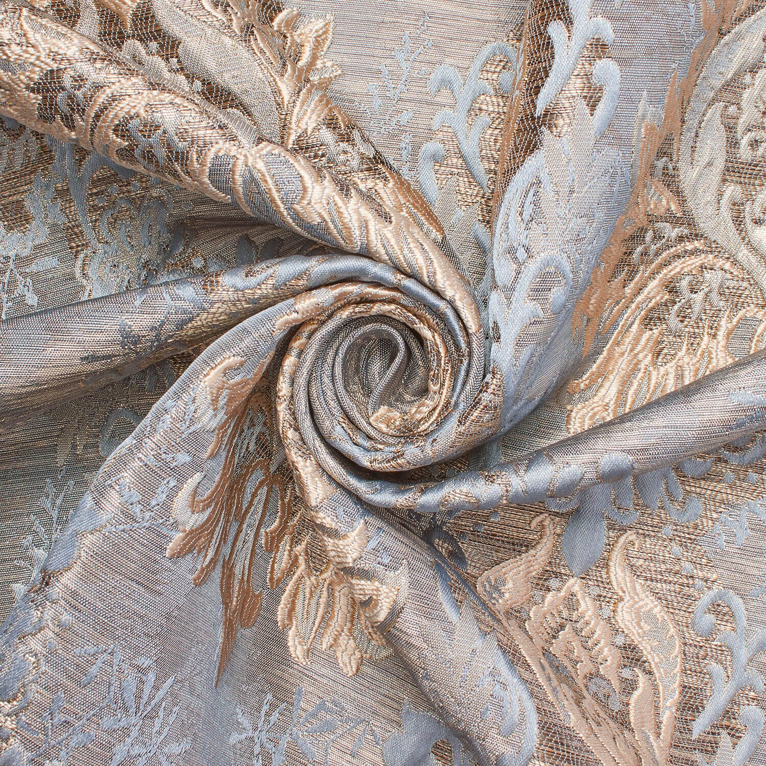 Grand Extra Wide Metallic Damask Upholstery Jacquard - Image 7