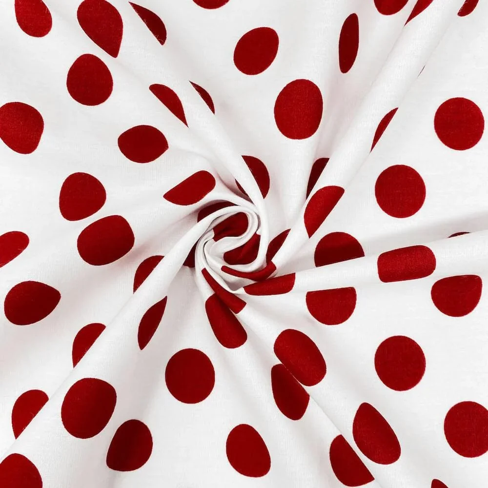 Large Polka Dot Cotton Poplin (58/60 Inch) - Image 15