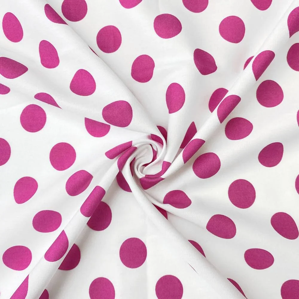 Large Polka Dot Cotton Poplin (58/60 Inch) - Image 3