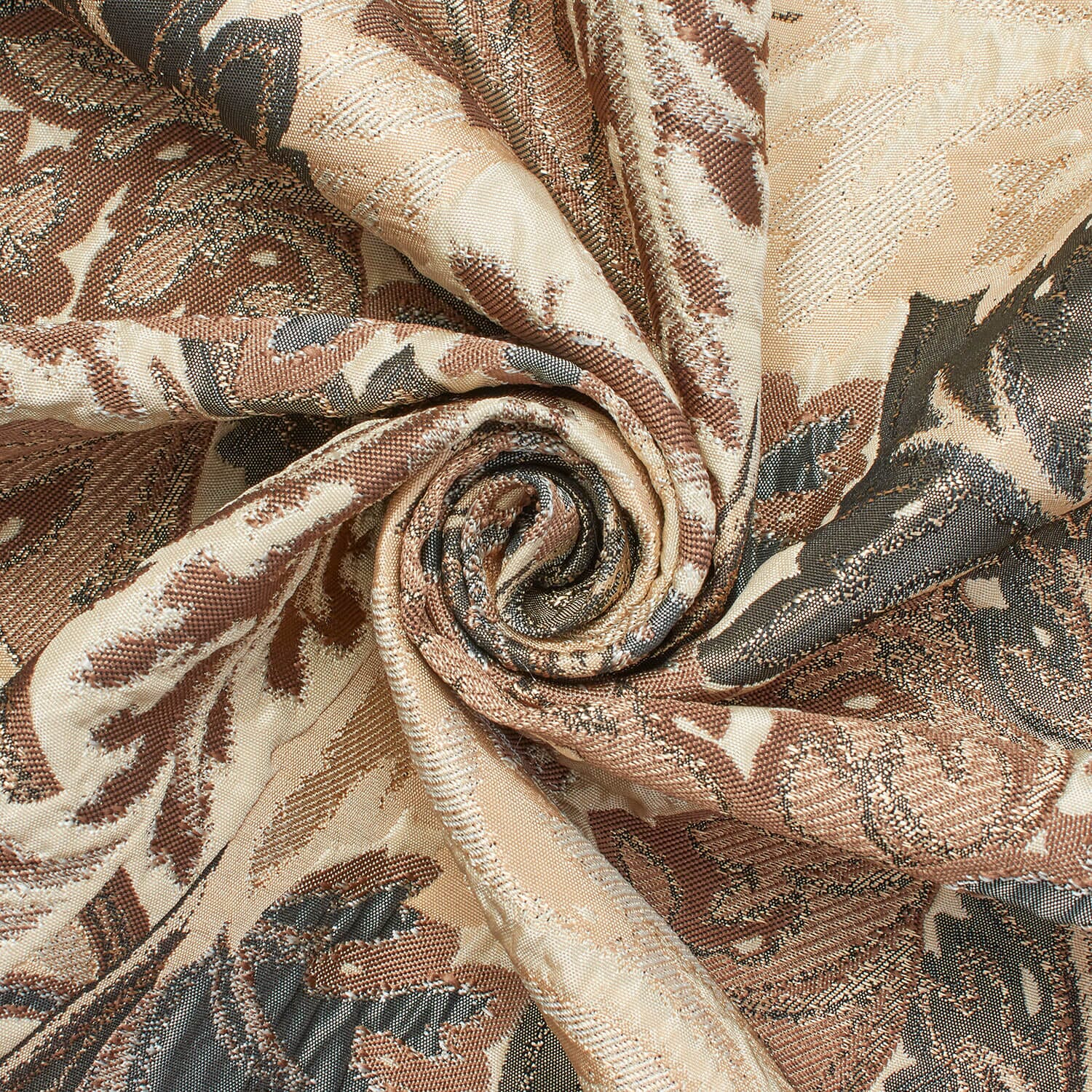 Leafy Extra Wide Metallic Upholstery Jacquard - Image 7