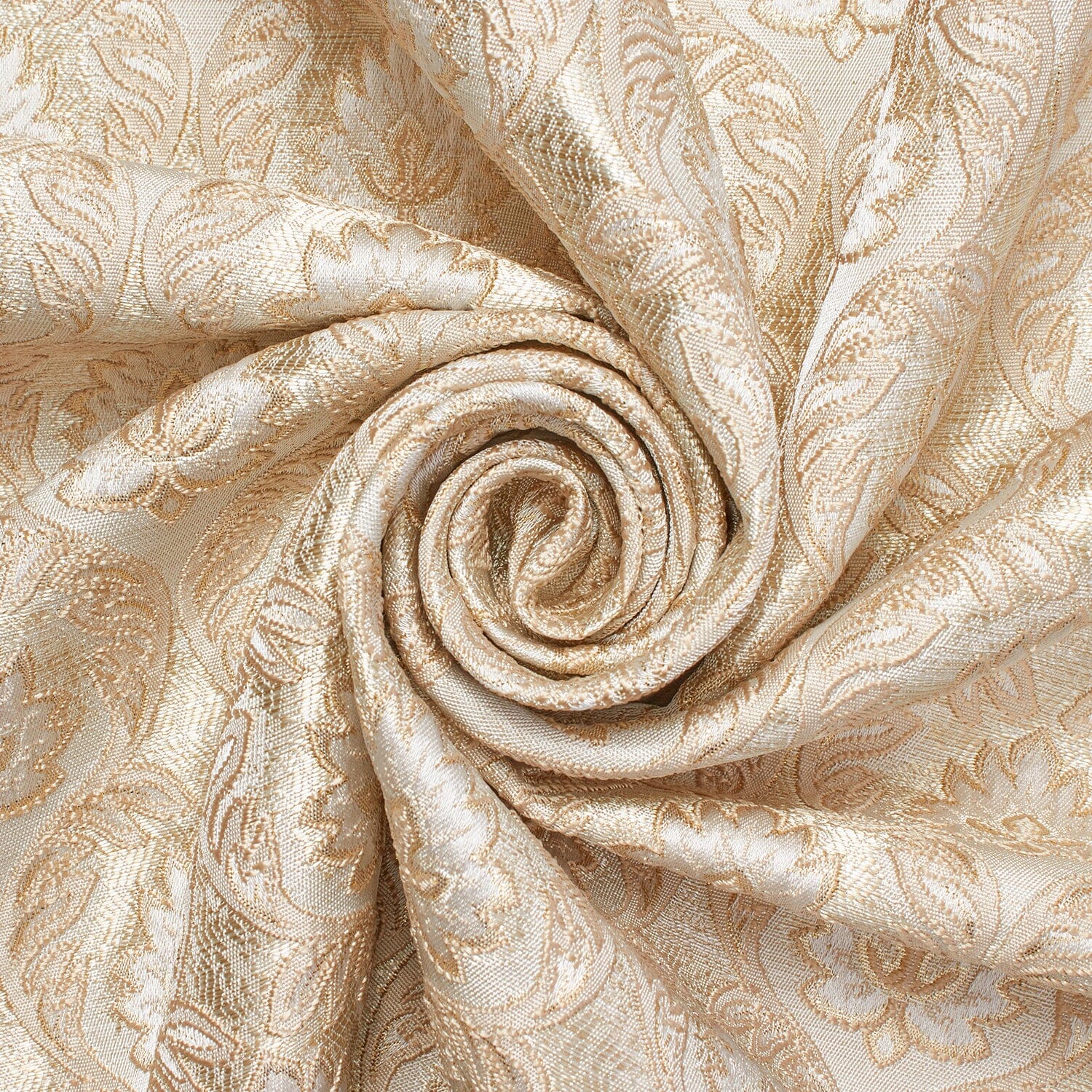 Medallion Extra Wide Metallic Damask Upholstery Jacquard - Image 3