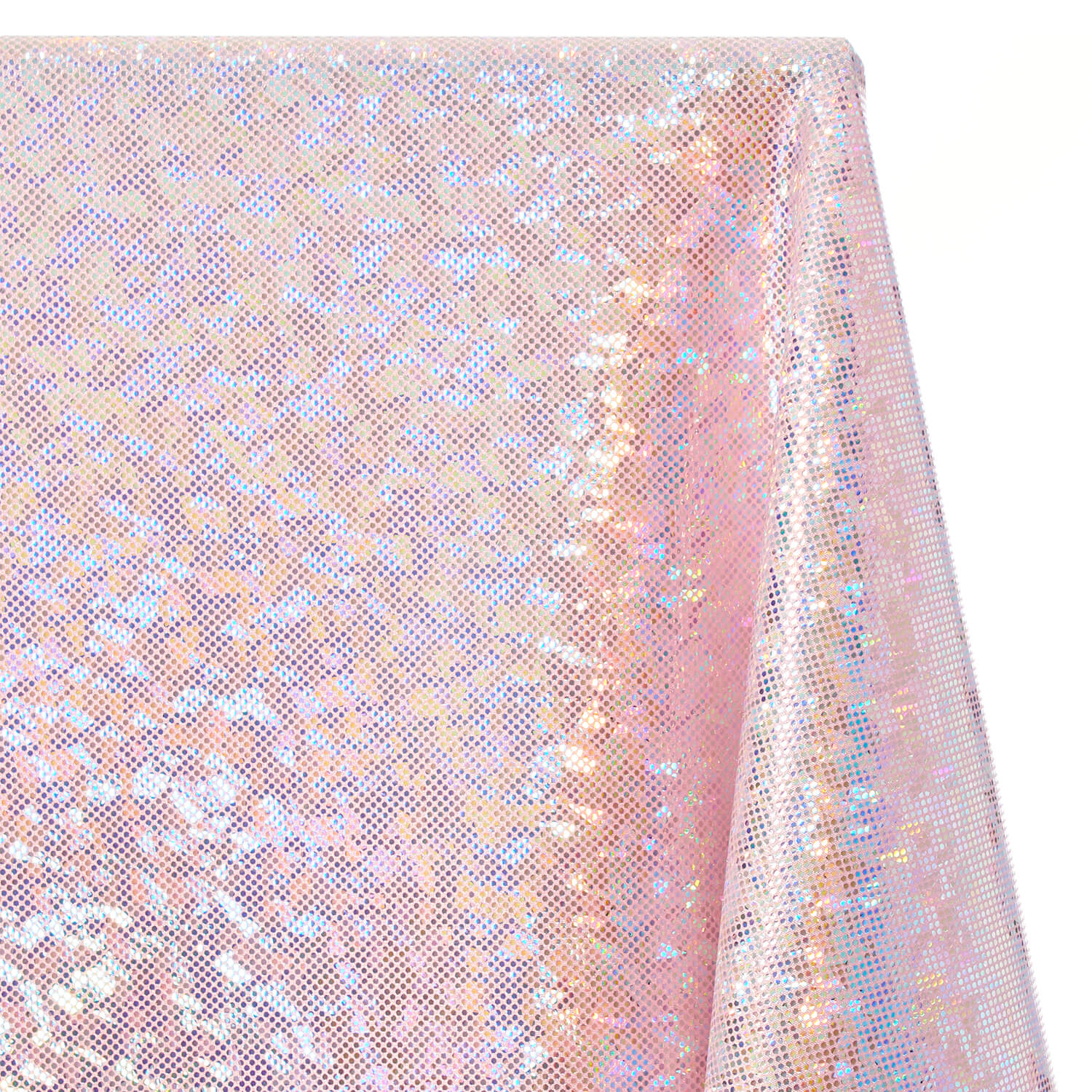 Micro Dot Hologram Tricot Foil Fabric - Image 6