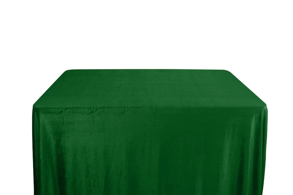 Micro Velvet Banquet Rectangular Table Covers - 8 Feet - Image 15