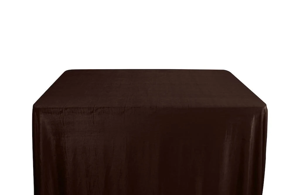 Micro Velvet Banquet Rectangular Table Covers - 8 Feet - Image 17