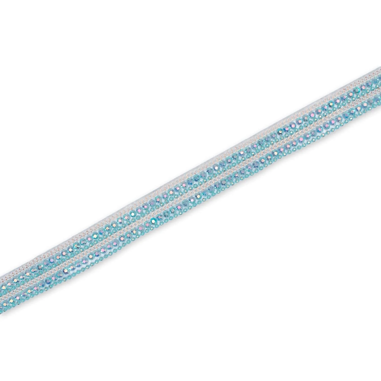 Multi Chain Geometric Diamond Resin Rhinestone Iron On Trim - Image 5