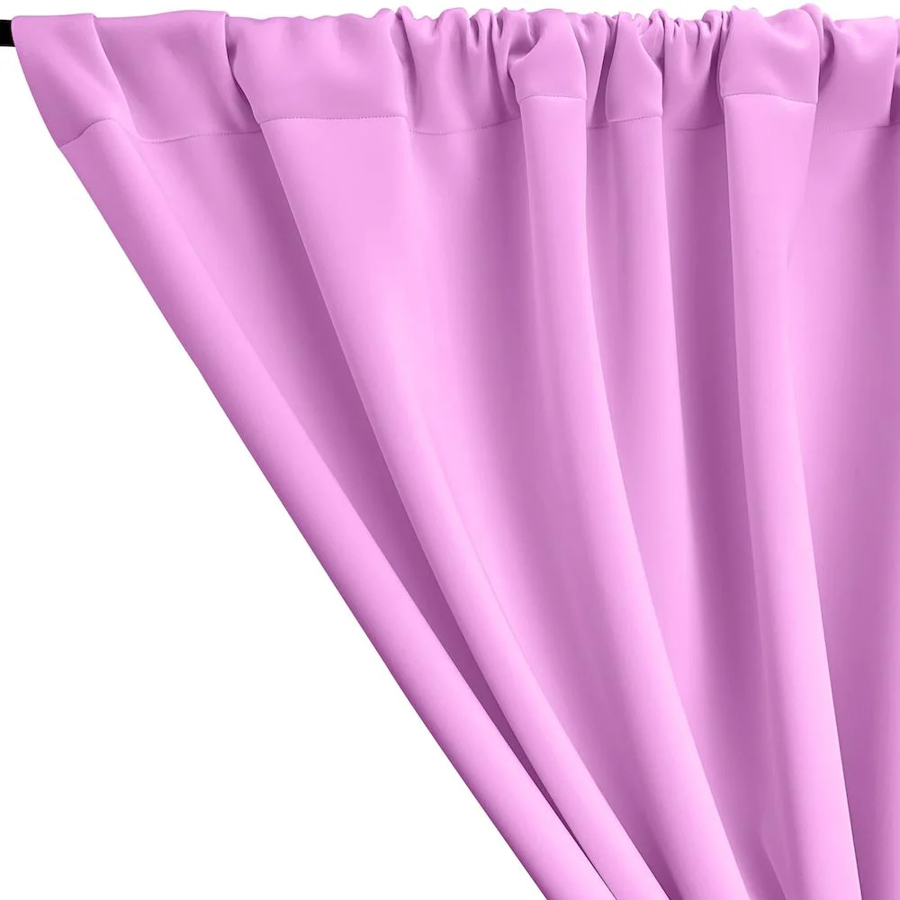 Neoprene Scuba Rod Pocket Curtains - Orchid - Image 2