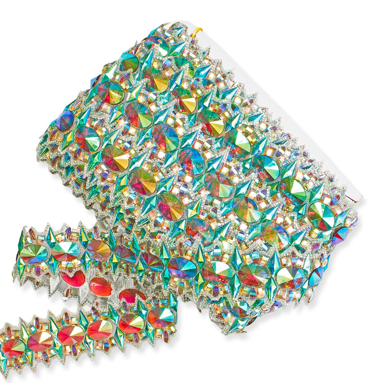 Opulent Resin Rhinestone Iron On Trim - Image 2