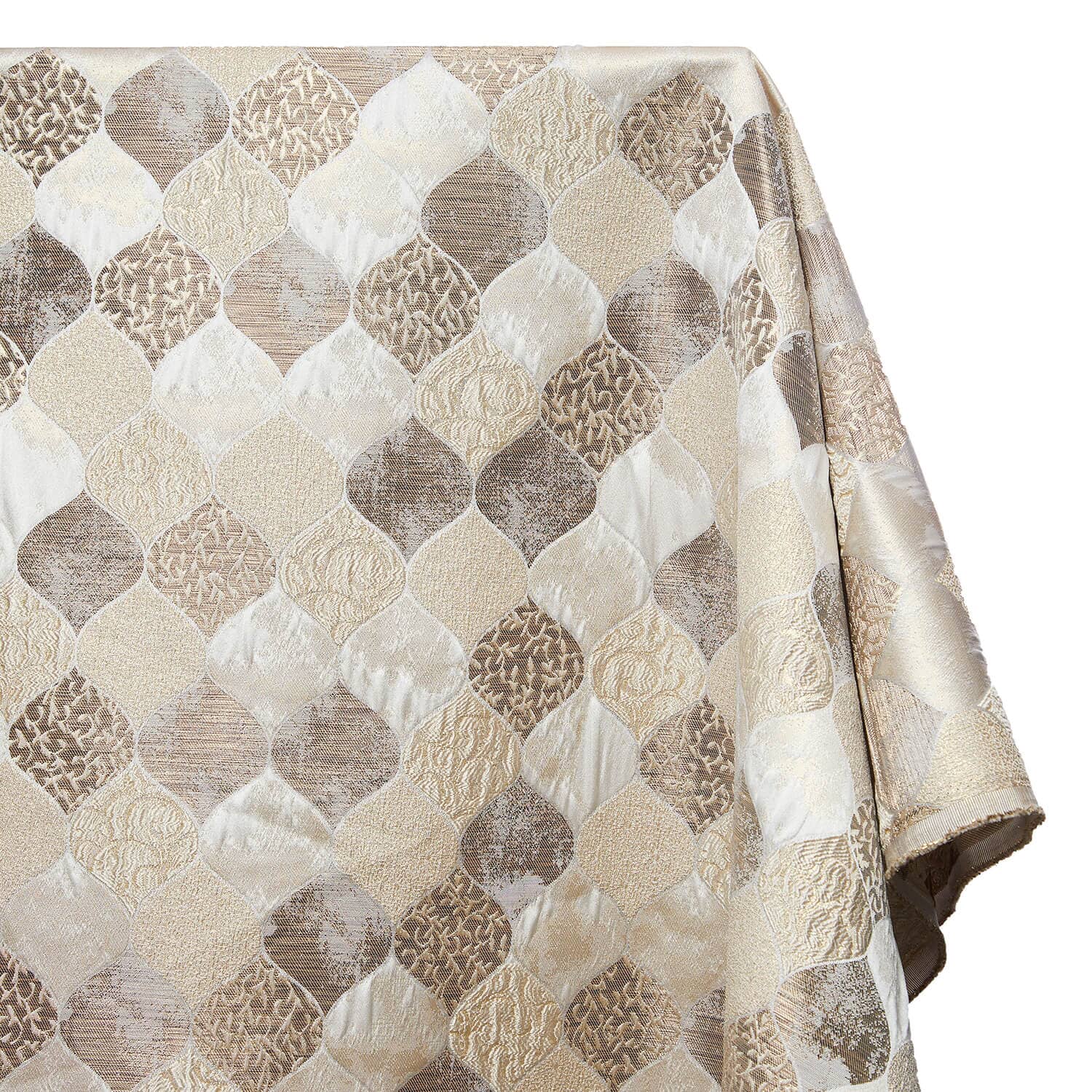 Ornamental Extra Wide Metallic Upholstery Jacquard - Image 10
