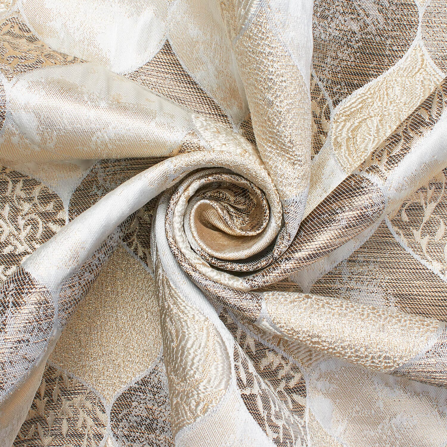Ornamental Extra Wide Metallic Upholstery Jacquard - Image 11