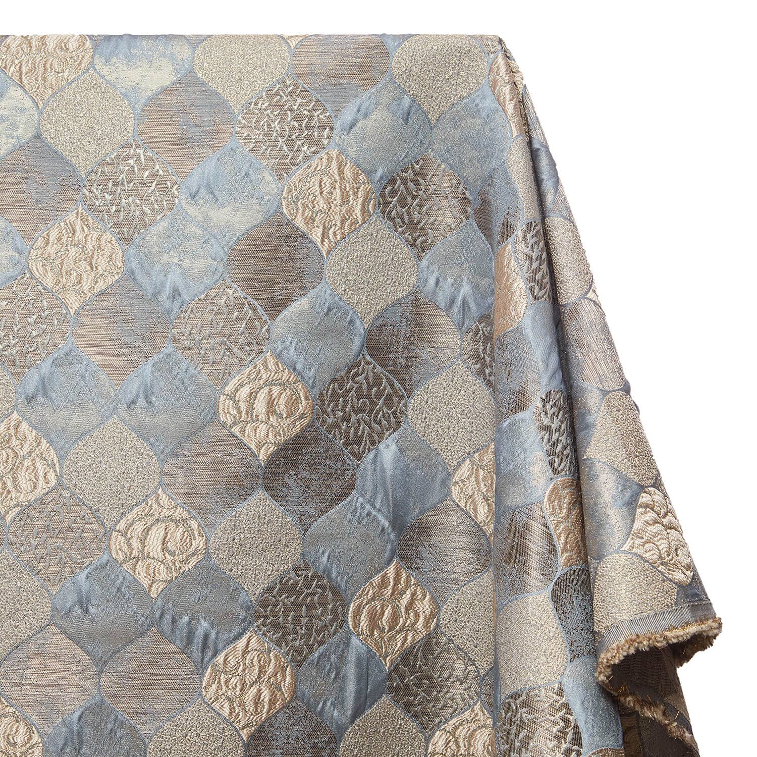 Ornamental Extra Wide Metallic Upholstery Jacquard - Image 6