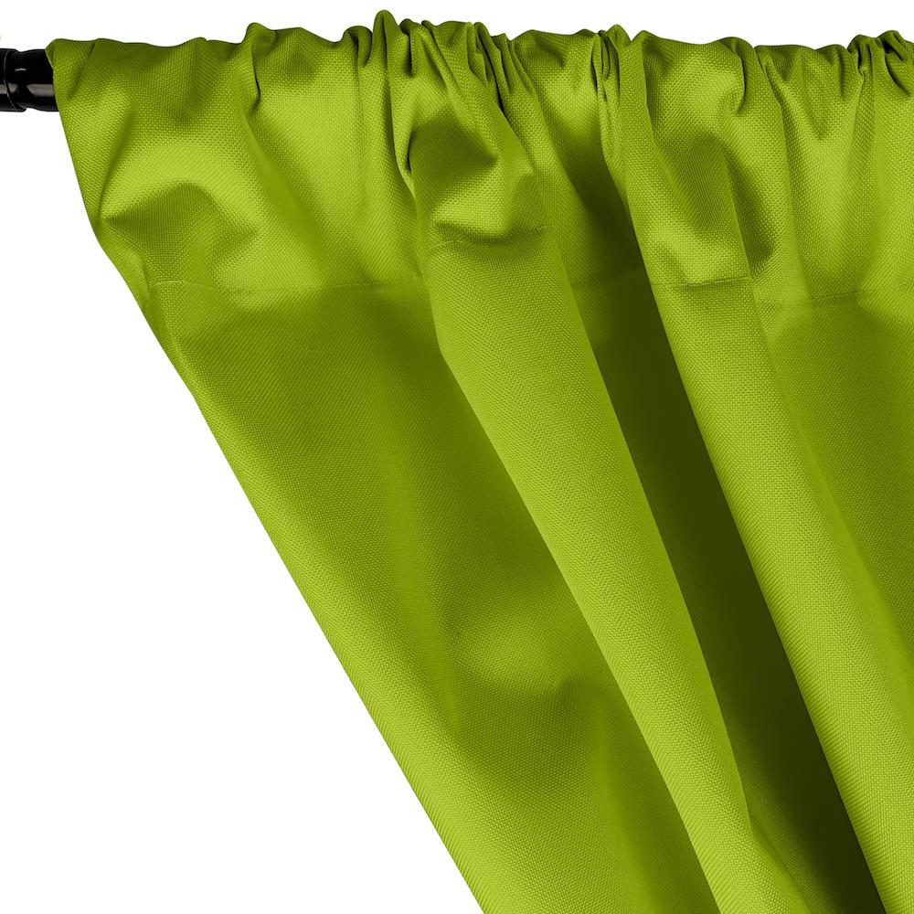 Ottertex® Canvas Waterproof Rod Pocket Curtains - Lime Green - Image 2