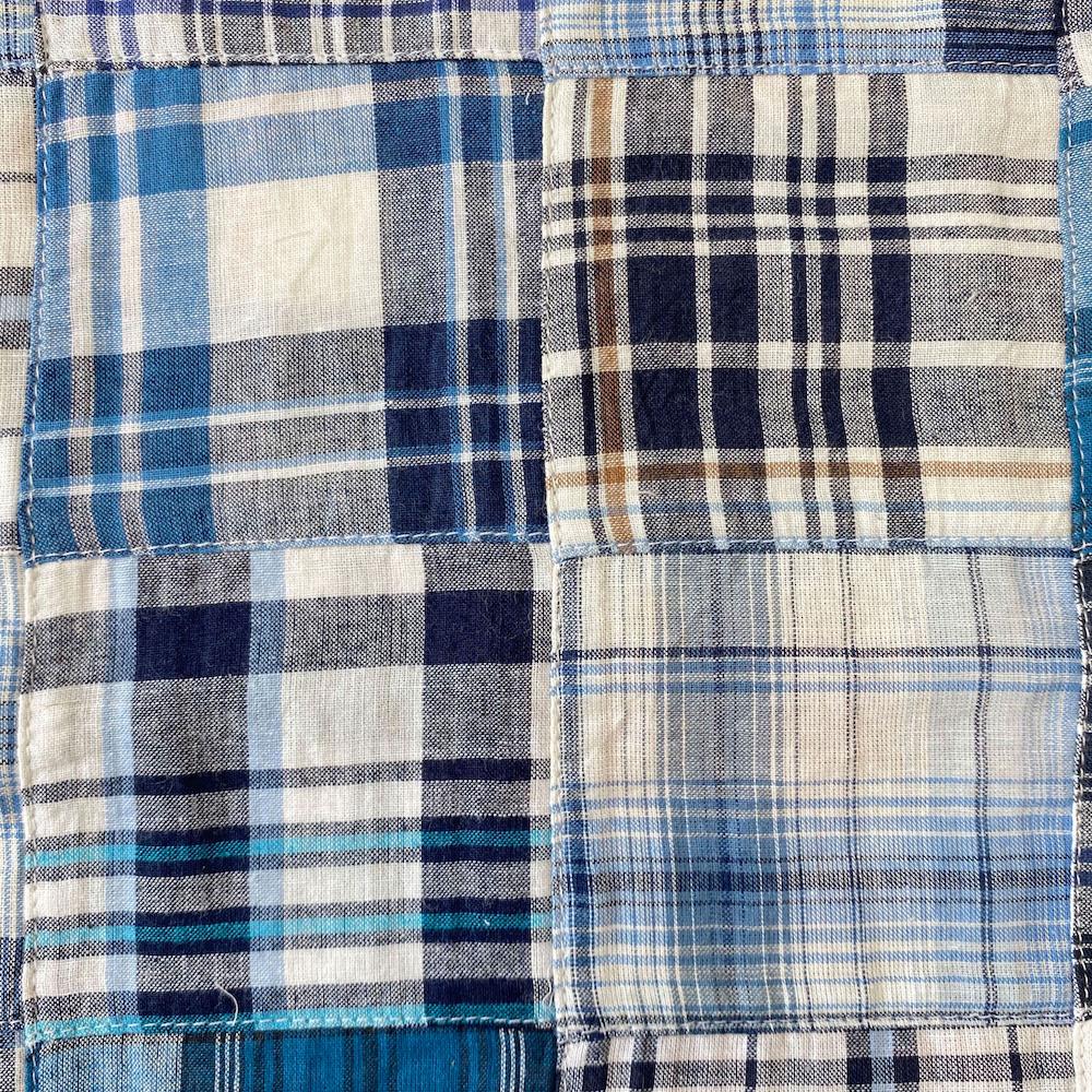 Patchwork Nantucket Madras Plaid Fabric - Gregory - Image 2