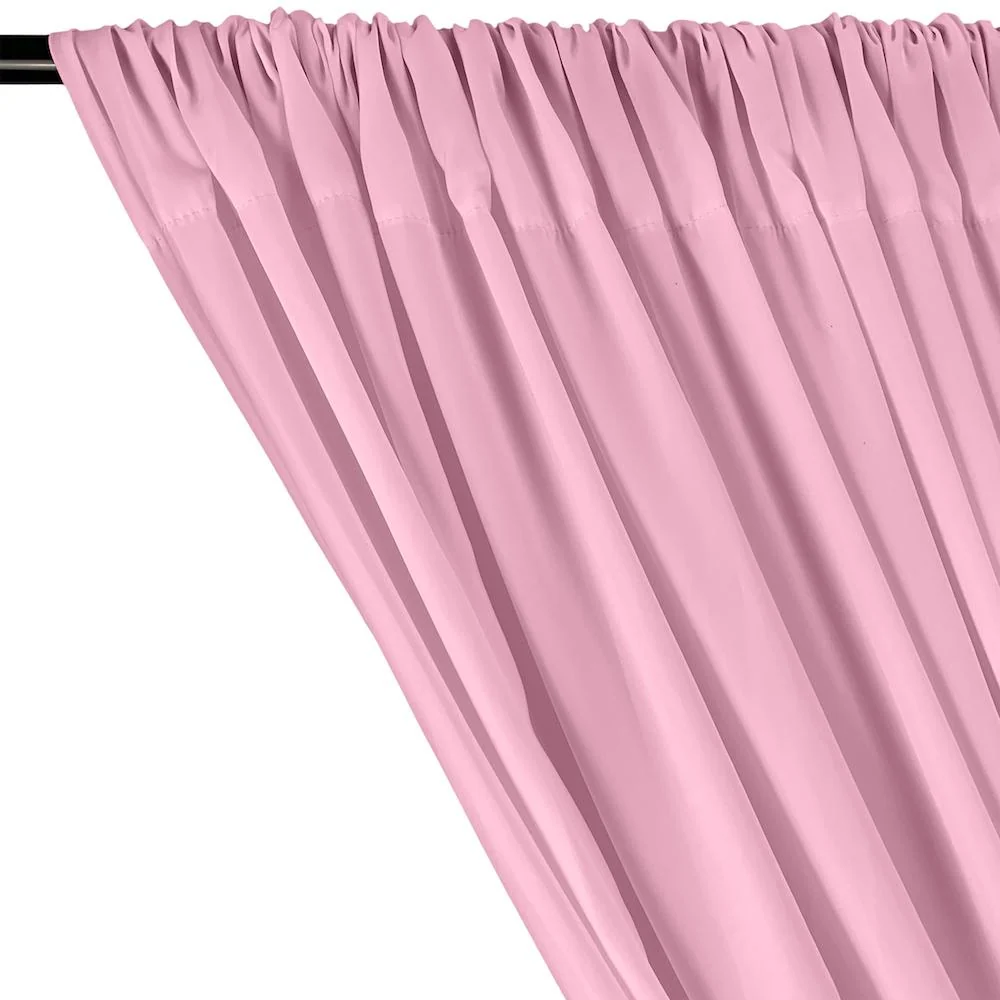 Peachskin Rod Pocket Curtains - Pink - Image 2