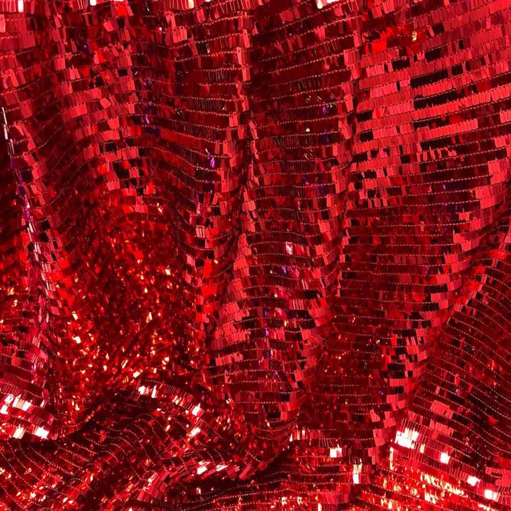 Rectangle Piano Sequins on Stretch Mesh - Image 7