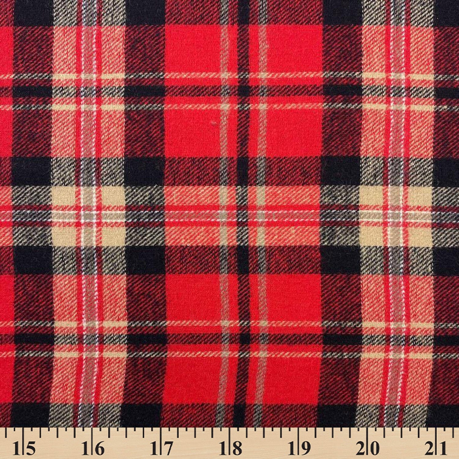 Clifford Tartan Plaid Yarn Dyed Brushed Cotton Flannel - Image 3
