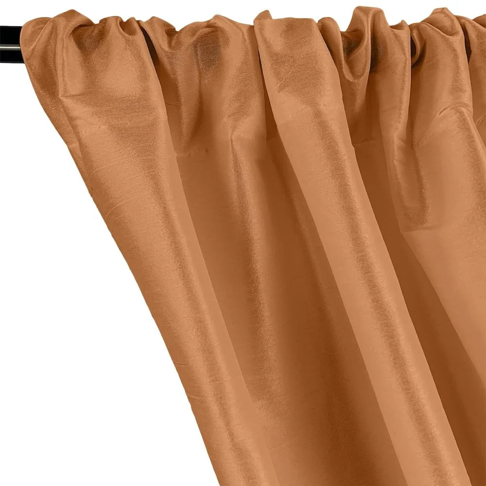 Polyester Dupioni Rod Pocket Curtains - Oveltine 116 - Image 2