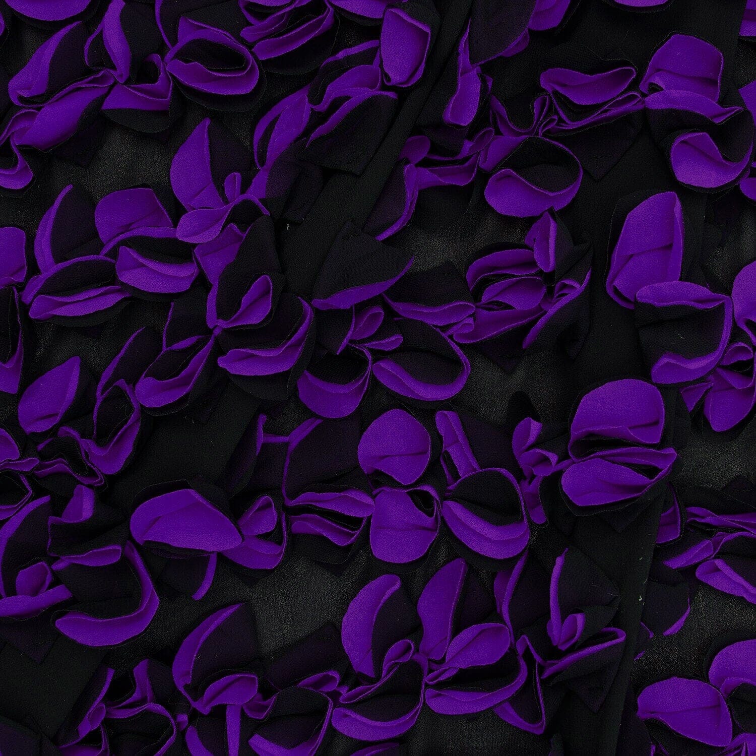 Ruffled Bulbs Embroidered on Chiffon - Image 11