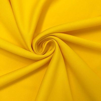 Scuba Double Knit Rod Pocket Curtains - Yellow - Image 3