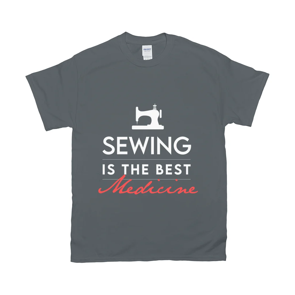 Sewing Is The Best Medicine T-shirt - Image 2