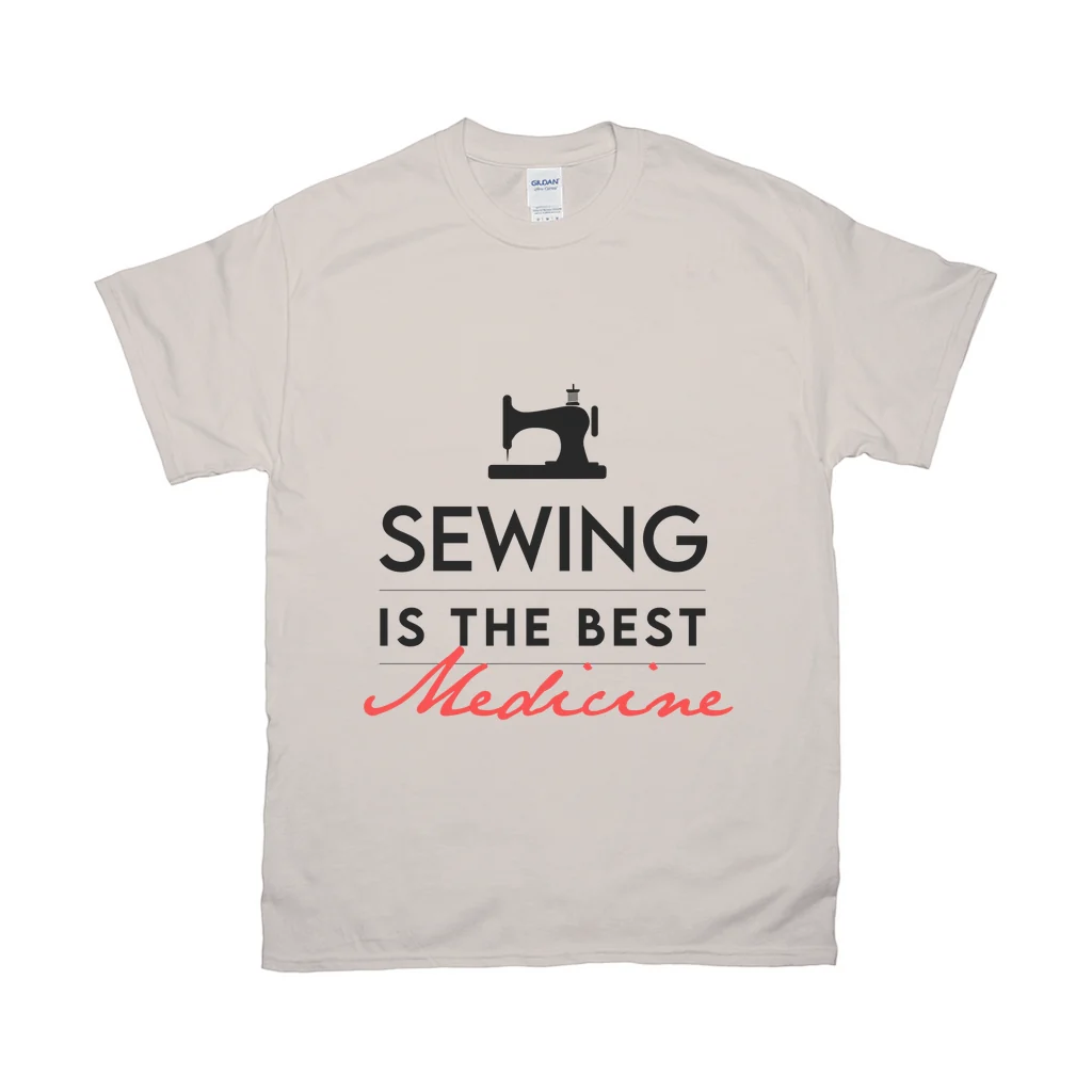 Sewing Is The Best Medicine T-shirt - Image 3