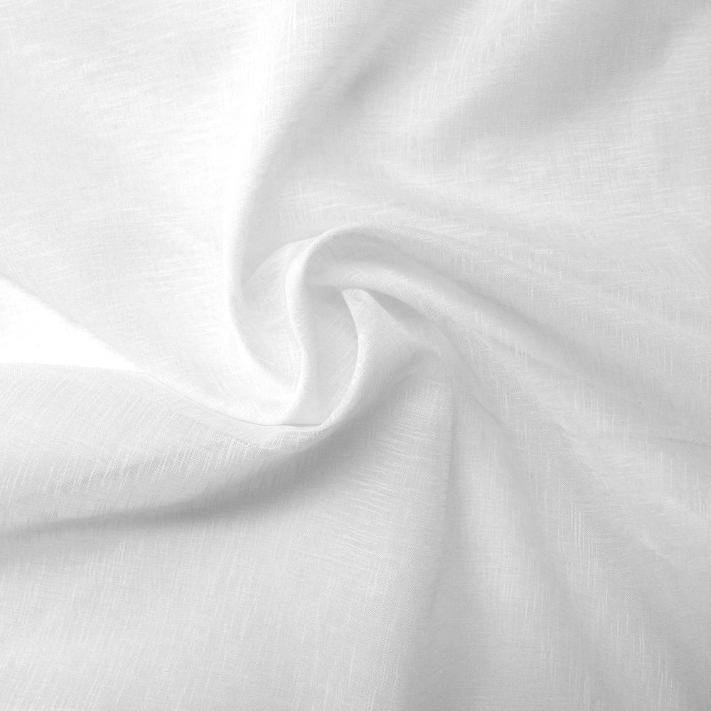 Gasa Sheer Voile Rod Pocket Curtains (All Colors Available) - White - Image 3